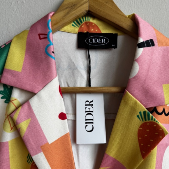 NWT CIDER - Matching Shorts and Button Up Shirt Set - Picture 4 of 11